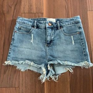 Obey Propaganda Distressed Denim Shorts - SZ 25